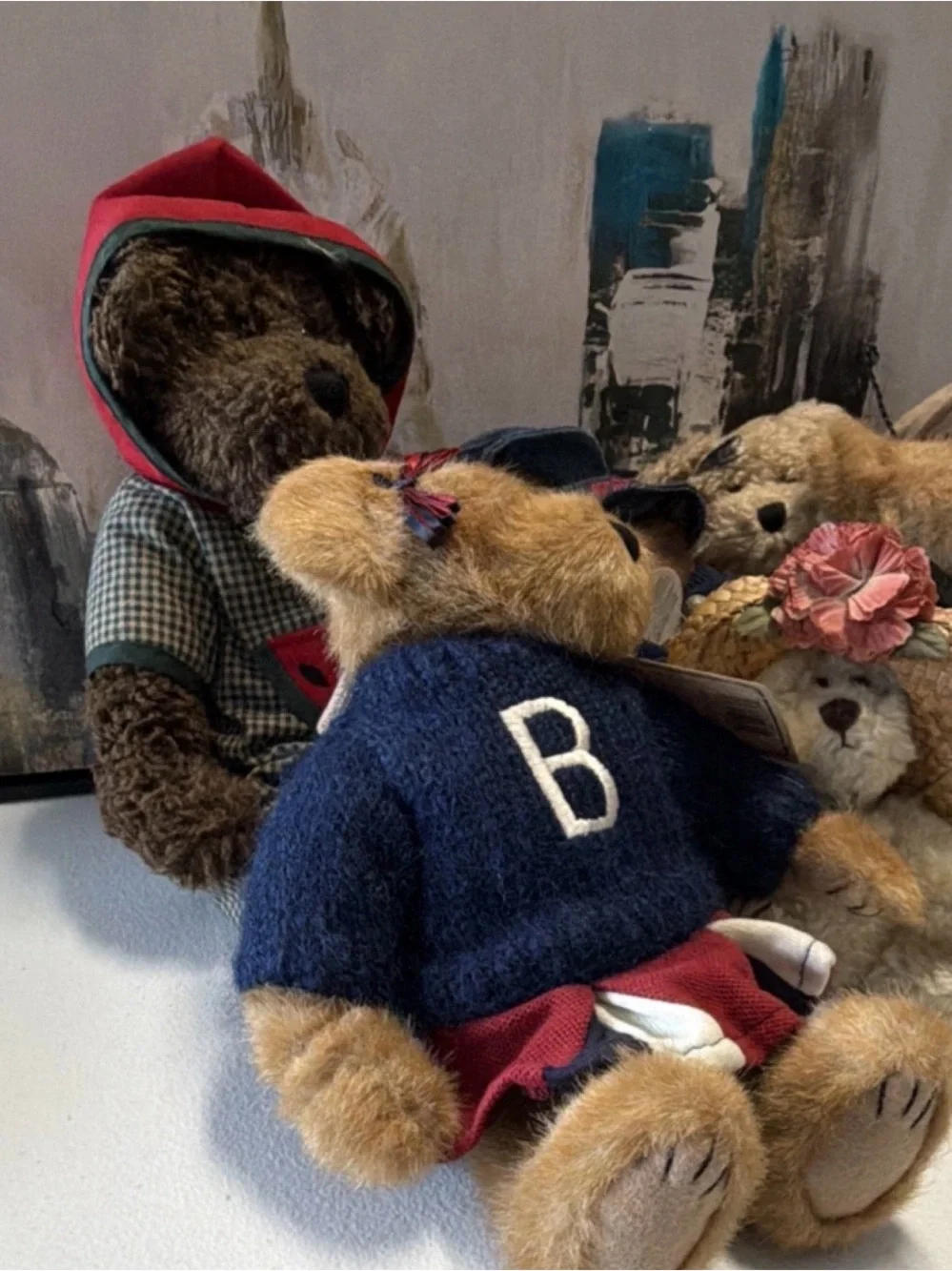 Collection Boyds Bears Plush Stuffed Animal Lot Bear & Cat w